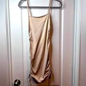 Tan tank style mini dress Size M